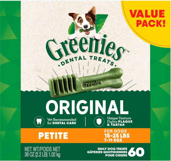 Greenies Original Dental Treat Value Pack - Petite